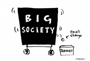 Big Society image - cartoon by Fiona Katauskas