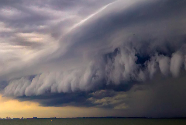 Storm clouds over Port Brisbane ©