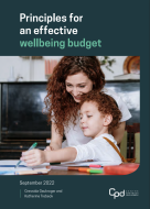 Principles for wellbeing budget discussion paper cover